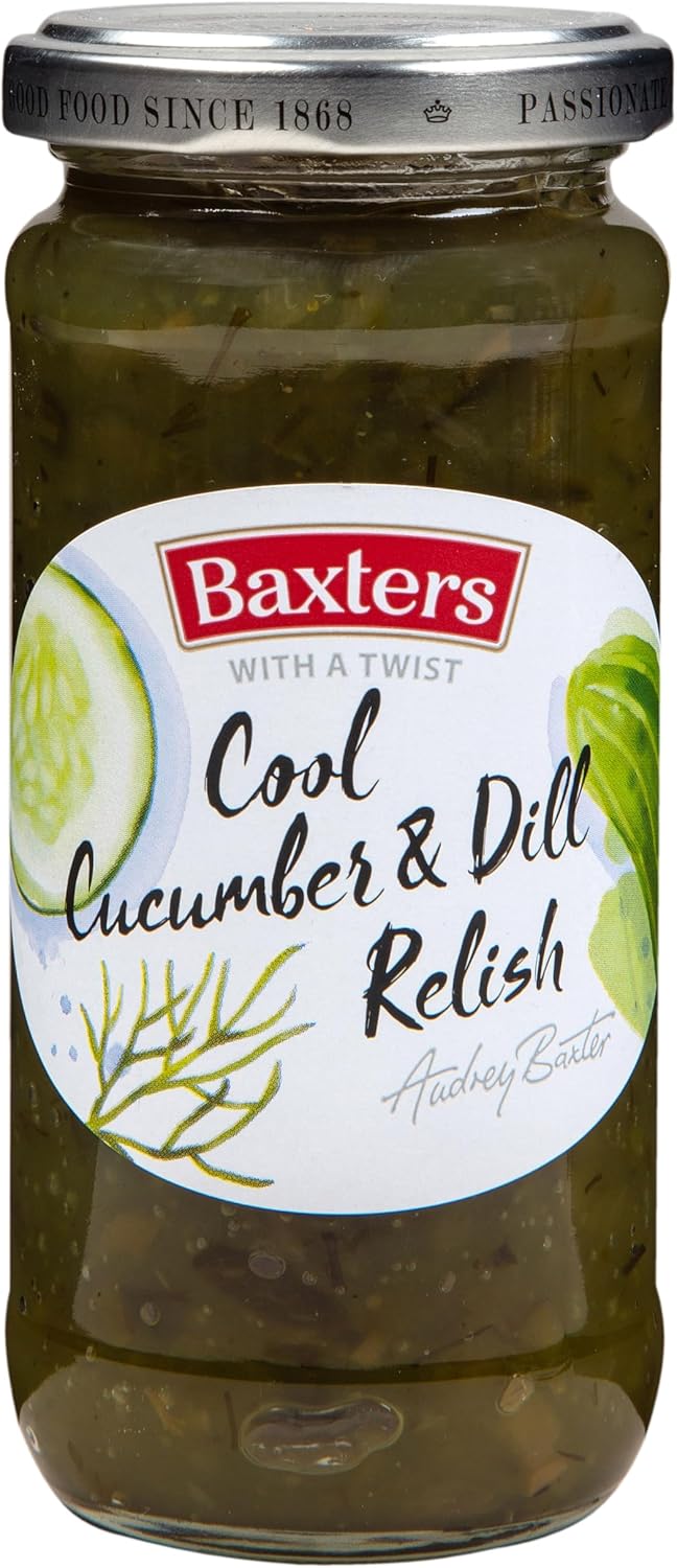 Baxters Cool Cucumber and Dill Relish, 220 g (Pack of 6)