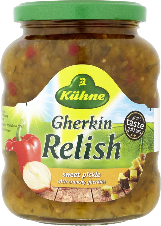 Kuhne Gherkin Sweet Pickle Relish 350 g (Pack of 6)