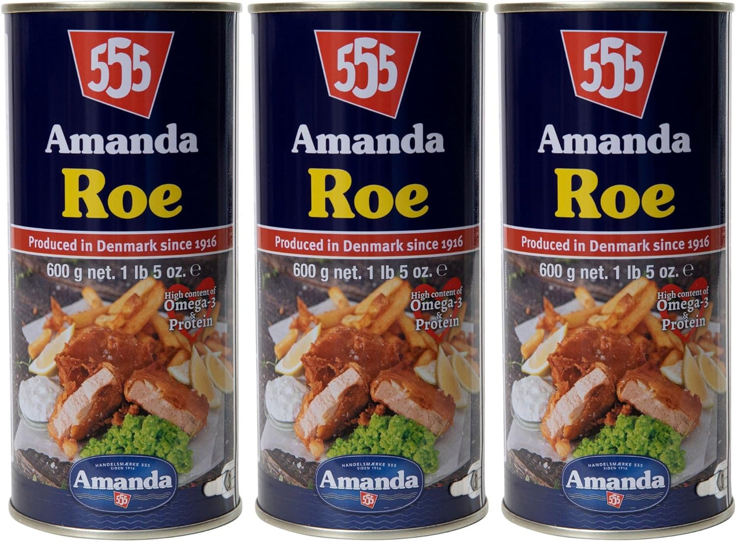 Amanda 555: Tinned Cod Roe | The Original Cod Roe