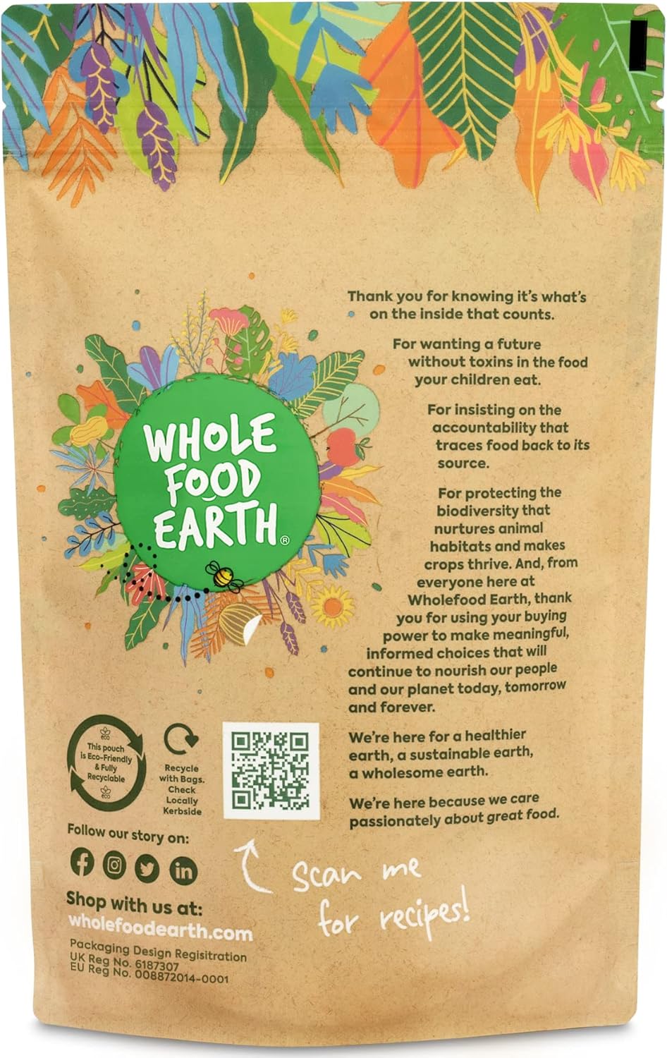 Wholefood Earth Jumbo Oats, 3 kg, Package May Vary